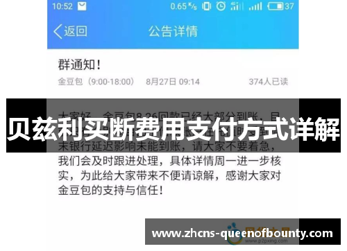 贝兹利买断费用支付方式详解