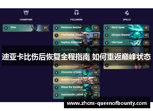 迪亚卡比伤后恢复全程指南 如何重返巅峰状态